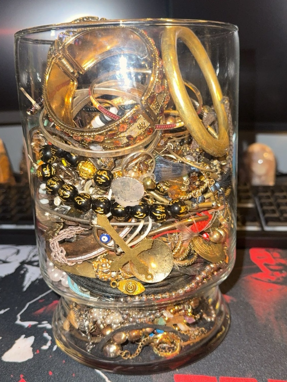 Gold Mixed- Assorted Gold Mystery Jewelry Jar
